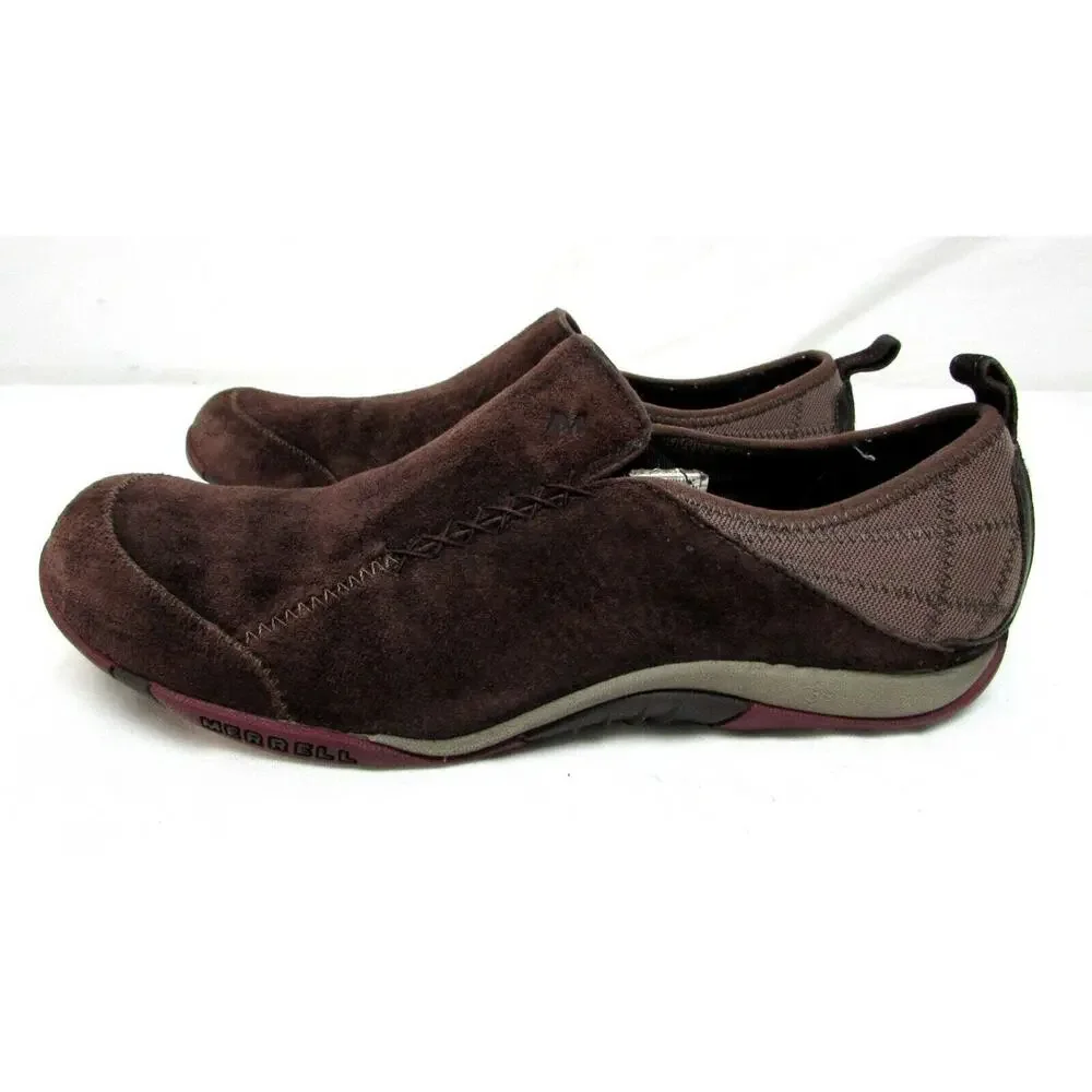 Merrell Bisect Coffee Bean brown loafers comfort flats women's size 9